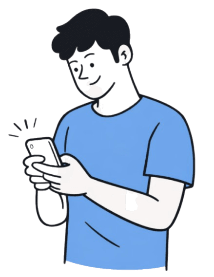 Person using phone